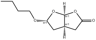 Furo[2,3-b]furan-2(3H)-one, 5-butoxytetrahydro-, (3aR,5R,6aS)-rel- (9CI) 结构式