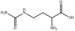 BUTANOIC ACID, 2-AMINO-4-[(AMINOCARBONYL)AMINO]- 结构式
