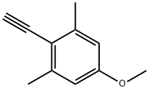 2-乙炔基-5-甲氧基-1,3-二甲基苯 结构式