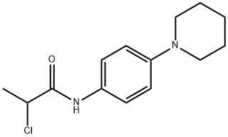 2-chloro-N-[4-(piperidin-1-yl)phenyl]propanamide 结构式