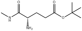 (S)-4-氨基-5-(甲氨基)-5-氧代戊酸叔丁酯 结构式