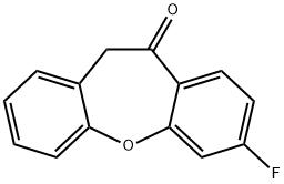 7-Fluorodibenz[b,f]oxepin-10(11H)-one 结构式