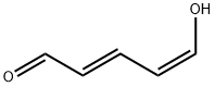 2,4-Pentadienal, 5-hydroxy-, (2E,4Z)- 结构式