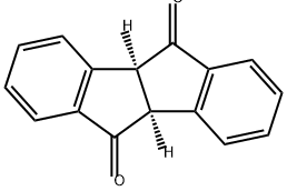 Indeno[2,1-a]indene-5,10-dione, 4b,9b-dihydro-, (4bS-cis)- (9CI) 结构式