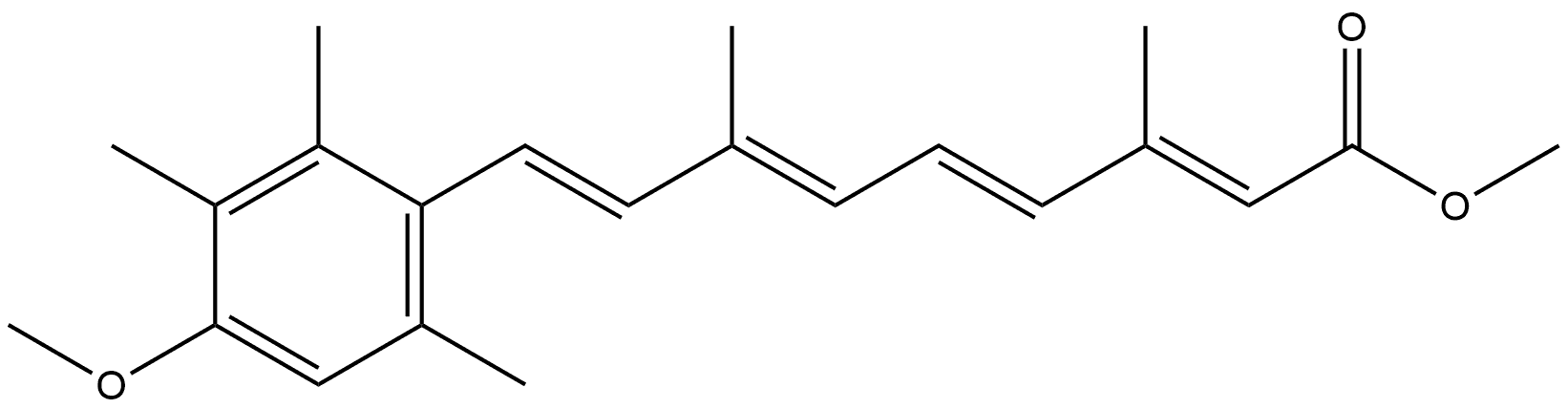 Acitretin Methyl Ester 结构式