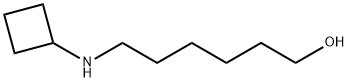 6-(cyclobutylamino)-1-hexanol 结构式