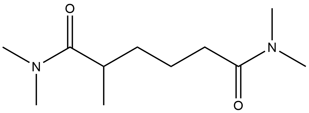 N,N,N',N',2-pentamethylhexanediamide 结构式