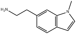 2-(1-Methyl-1H-indol-6-yl)ethanamine 结构式