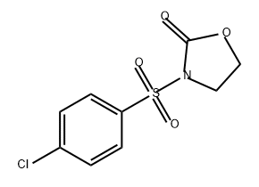 2-Oxazolidinone, 3-[(4-chlorophenyl)sulfonyl]- 结构式