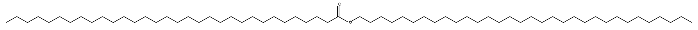 Dotriacontanoic acid dotriacontyl ester 结构式
