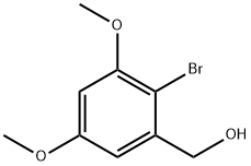 (2-溴-3,5-二甲氧基苯基)甲醇 结构式