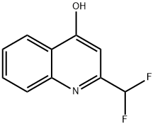 2-(Difluoromethyl)-4-hydroxyquinoline 结构式