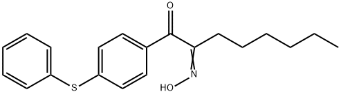 1-[4-(苯硫基)苯基]-1,2-辛二酮2-肟 结构式