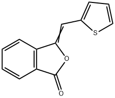 3-(噻吩-2-基亚甲基)异苯并呋喃-1(3H)-酮 结构式