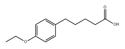 Benzenepentanoic acid, 4-ethoxy- 结构式