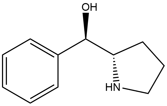 (ΑS, 2R)-Α-苯基-2-吡咯甲醇 结构式