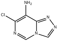 7-氯-[1,2,4]三唑并[4,3-C]嘧啶-8-胺 结构式