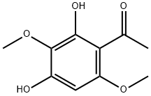 1-(2,4-Dihydroxy-3,6-dimethoxyphenyl)ethanone 结构式