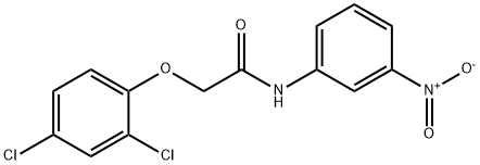 Acetamide, 2-(2,4-dichlorophenoxy)-N-(3-nitrophenyl)- 结构式