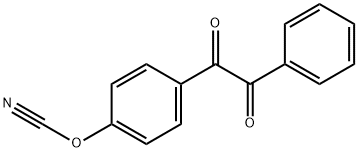 Cyanic acid, 4-(2-oxo-2-phenylacetyl)phenyl ester 结构式