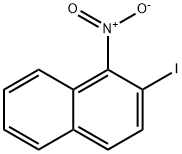 Naphthalene, 2-iodo-1-nitro- 结构式