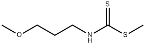 Carbamodithioic acid, N-(3-methoxypropyl)-, methyl ester 结构式