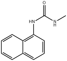 1-Methyl-3-(naphthalen-1-yl)urea 结构式