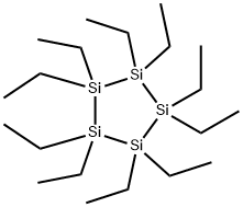 Cyclopentasilane, 1,1,2,2,3,3,4,4,5,5-decaethyl- 结构式