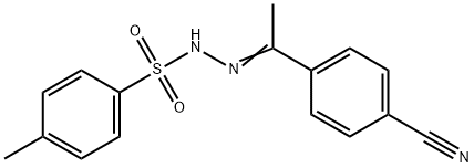 4-氰基苯乙酮-对甲苯磺酰腙 结构式