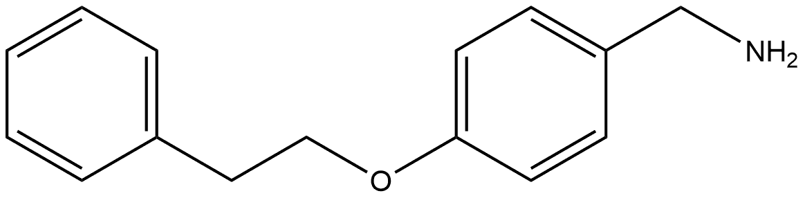 4-(2-Phenylethoxy)benzenemethanamine 结构式