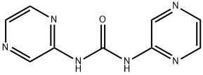 Urea, N,N'-di-2-pyrazinyl- 结构式