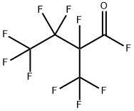 Butanoyl fluoride, 2,3,3,4,4,4-hexafluoro-2-(trifluoromethyl)- 结构式