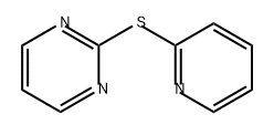 Pyrimidine, 2-(2-pyridinylthio)- 结构式