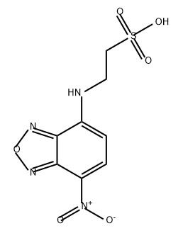 Ethanesulfonic acid, 2-[(7-nitro-2,1,3-benzoxadiazol-4-yl)amino]- 结构式