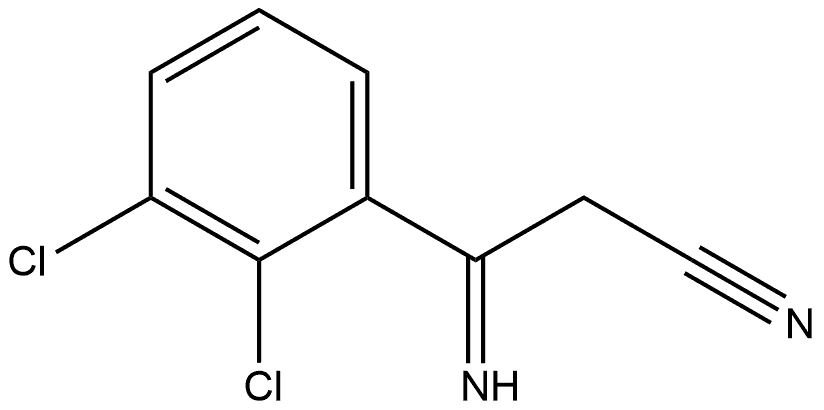 Benzenepropanenitrile, 2,3-dichloro-β-imino- 结构式