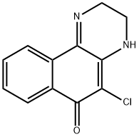 Benzo[f]quinoxalin-6(2H)-one, 5-chloro-3,4-dihydro- 结构式