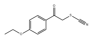 Thiocyanic acid, 2-(4-ethoxyphenyl)-2-oxoethyl ester 结构式