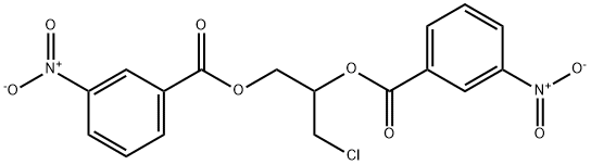 alpha-chlorohydrin-bis(3-nitrobenzoate) 结构式