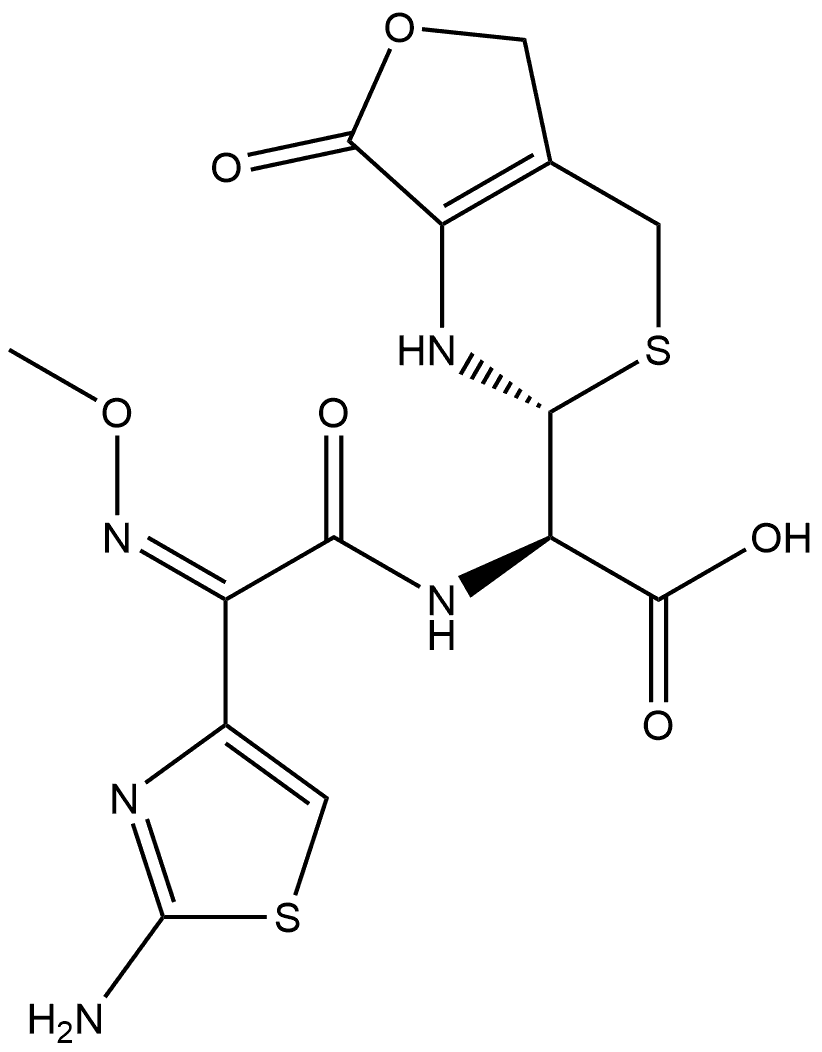 头孢噻肟开环内酯 结构式
