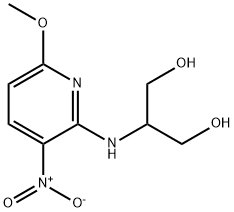 1,3-Propanediol, 2-[(6-methoxy-3-nitro-2-pyridinyl)amino]- 结构式