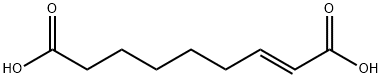 2-壬烯-1,9-二酸 结构式