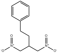 2-苯乙基-1,3-二硝基丙烷 结构式