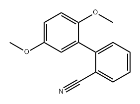 [1,1'-Biphenyl]-2-carbonitrile, 2',5'-dimethoxy- 结构式