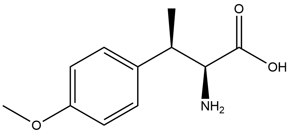 L-Tyrosine, O,β-dimethyl-, (βR)- 结构式