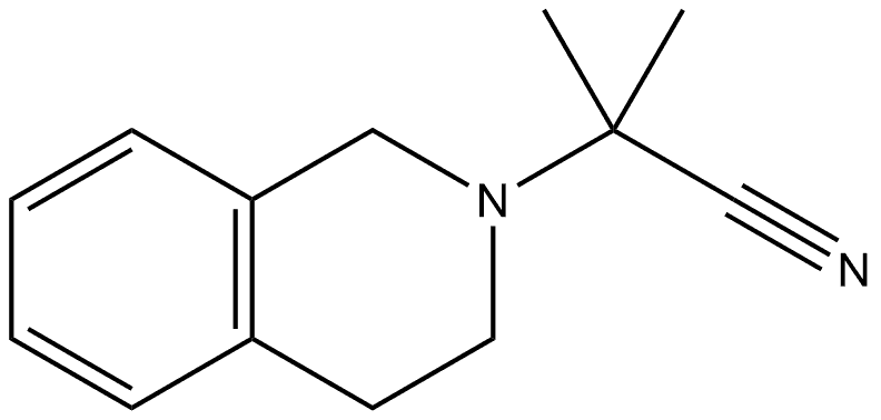 2(1H)-Isoquinolineacetonitrile, 3,4-dihydro-α,α-dimethyl- 结构式