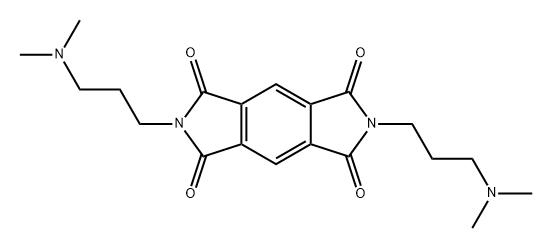Benzo[1,2-c:4,5-c']dipyrrole-1,3,5,7(2H,6H)-tetrone, 2,6-bis[3-(dimethylamino)propyl]- (9CI) 结构式