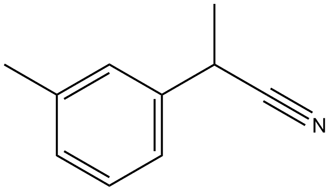 Benzeneacetonitrile, α,3-dimethyl- 结构式