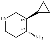 REL-(3R,4R)-3-环丙基哌啶-4-胺 结构式