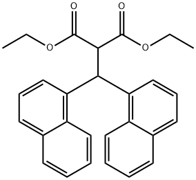 Diethyl 2-(di(naphthalen-1-yl)methyl)malonate 结构式