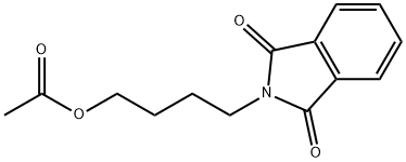 1H-Isoindole-1,3(2H)-dione, 2-[4-(acetyloxy)butyl]- 结构式